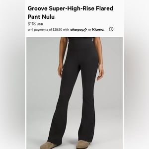 Nulu Groove pants size 0